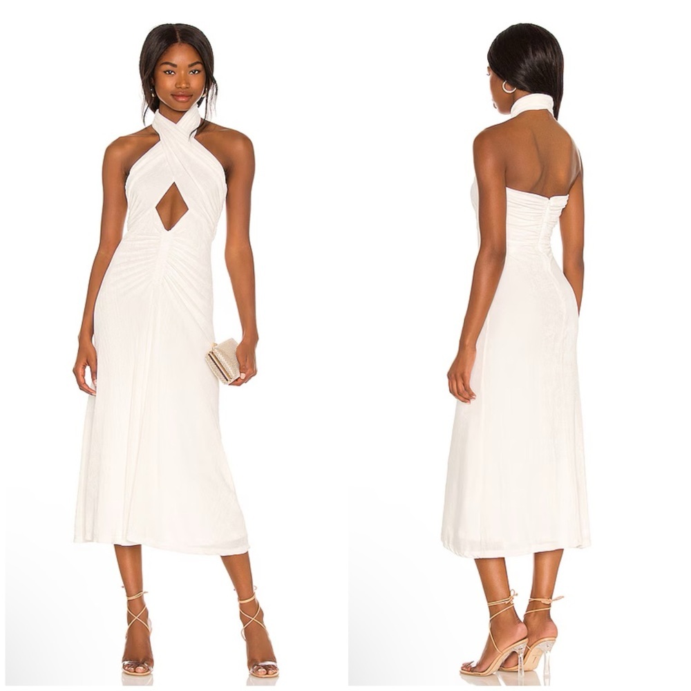 Misha Esperanza Dress In Ivory Size 2